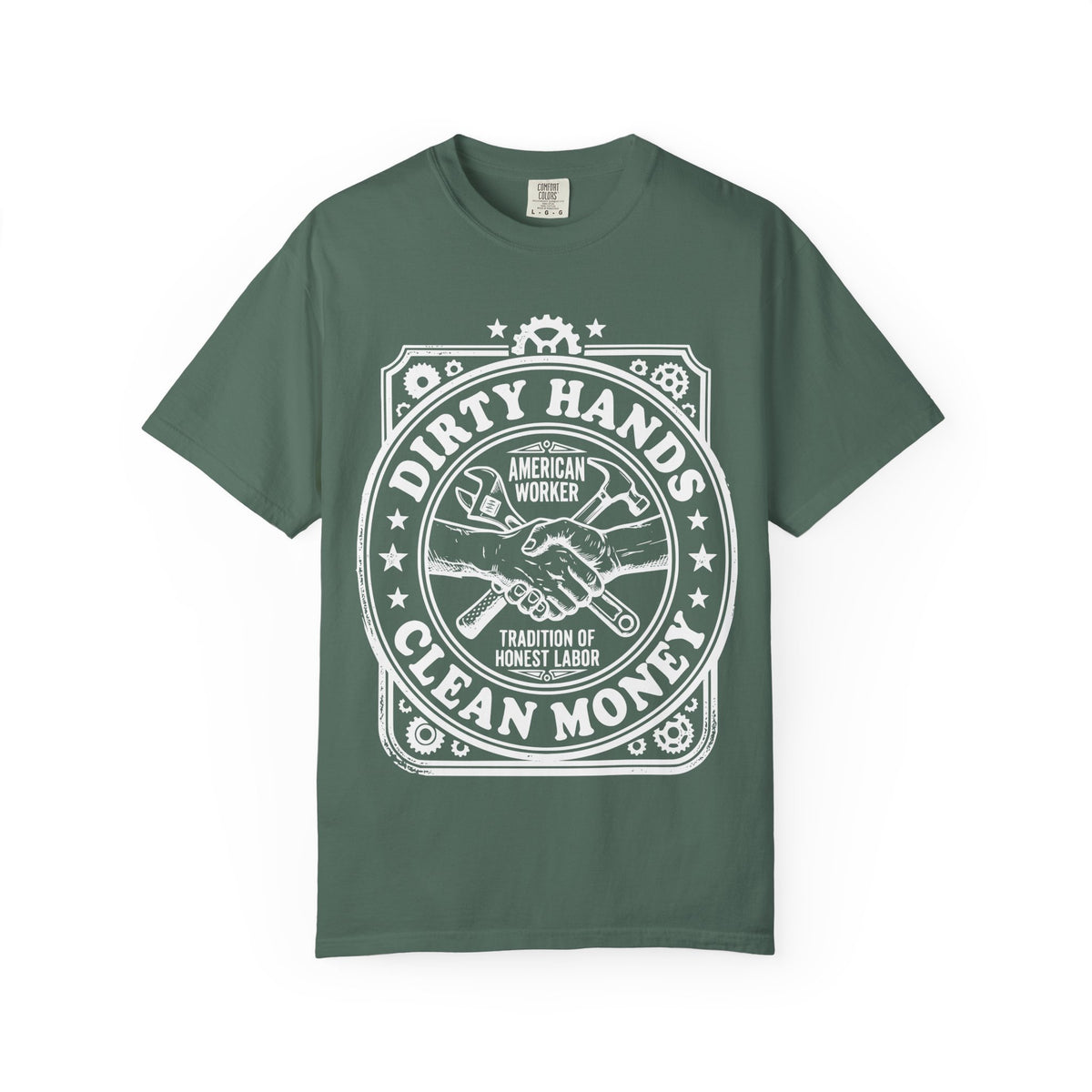 T-Shirt — "Dirty Hands, Clean Money" American Worker Vintage Workwear Tee