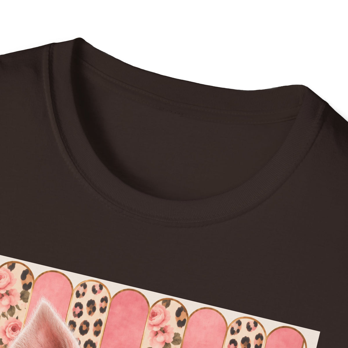 Pig Portrait T-Shirt — Fancy Pig with Sunglasses & Scarf Graphic Tee