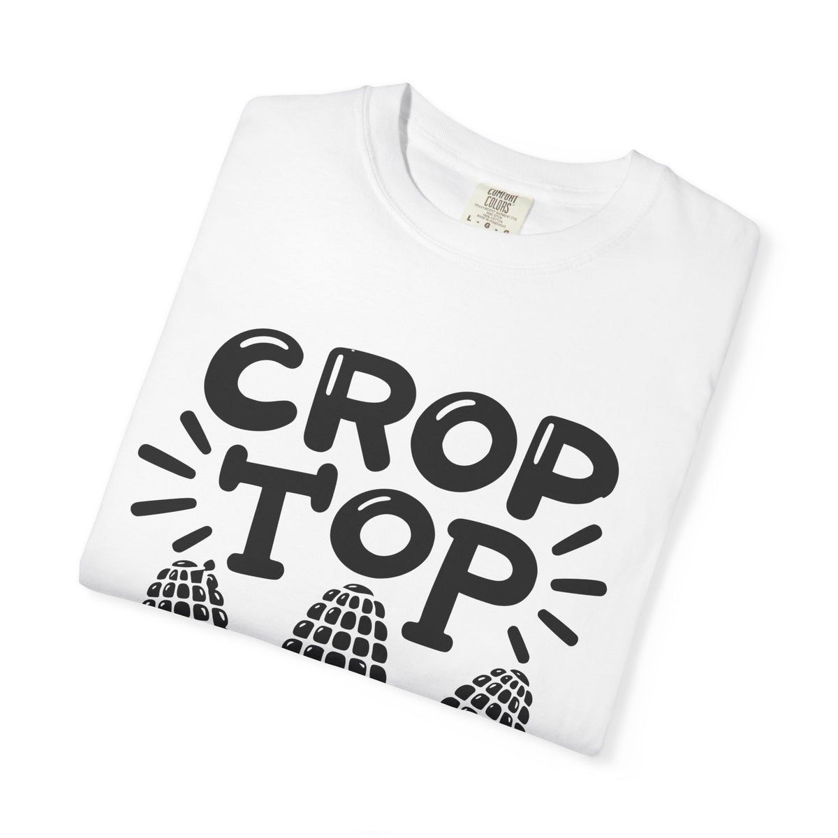 Crop Top Corn T‑Shirt — Funny Corn Graphic Tee for Farmers & Gardeners
