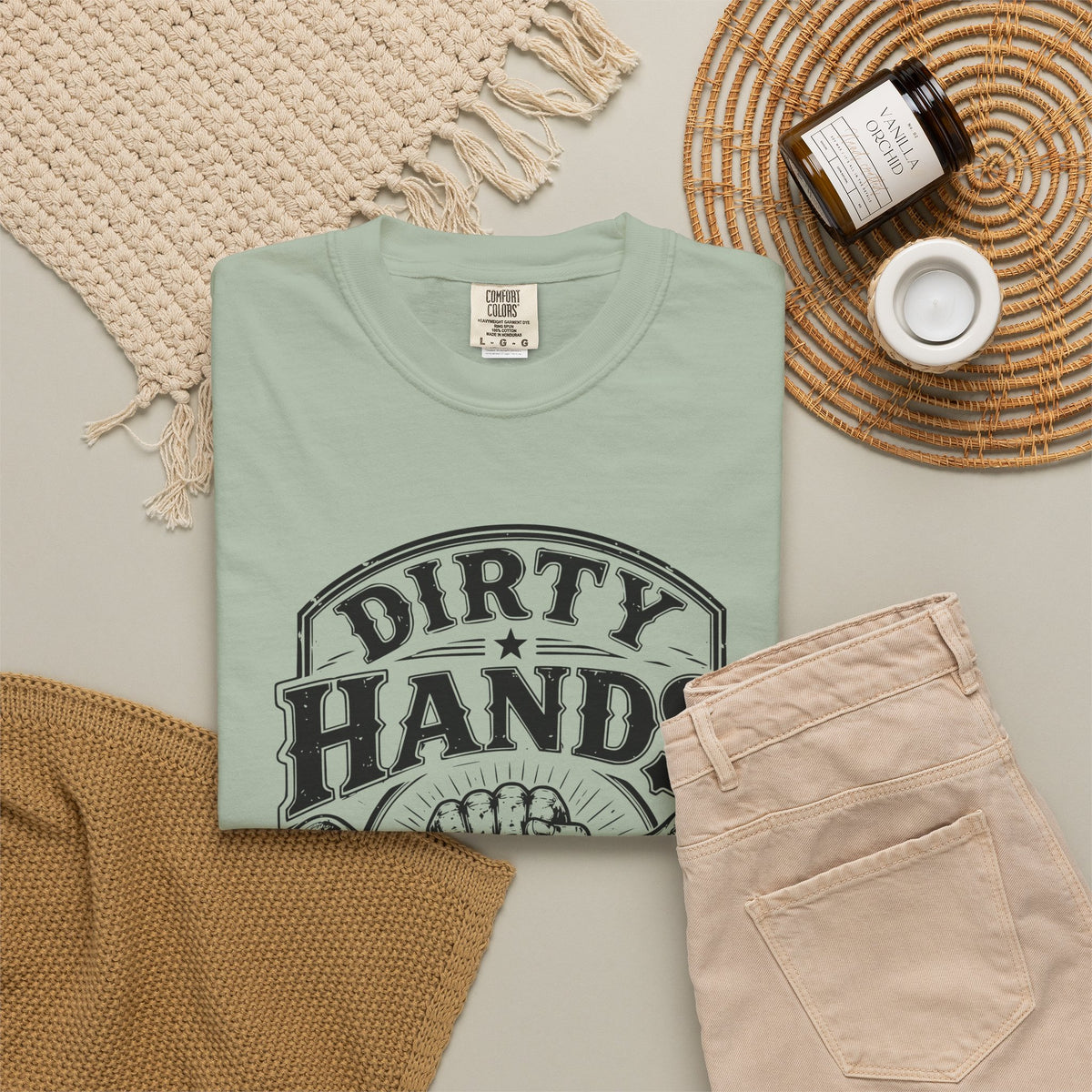 Dirty Hands Clean Money T-Shirt — Vintage Mechanic Wrench Tee for Tradespeople