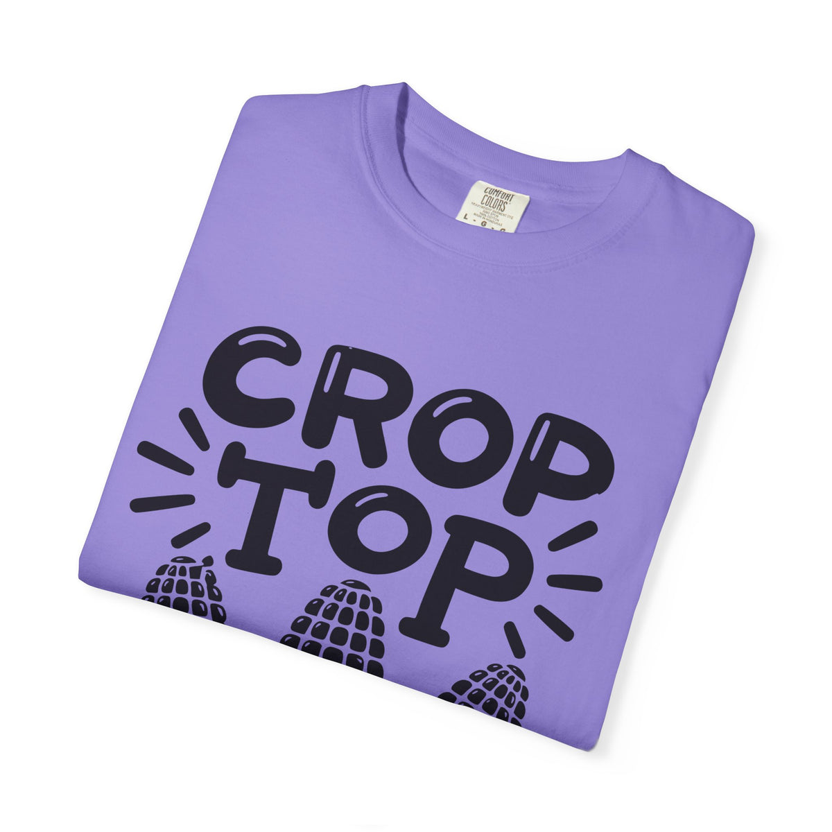 Crop Top Corn T‑Shirt — Funny Corn Graphic Tee for Farmers & Gardeners