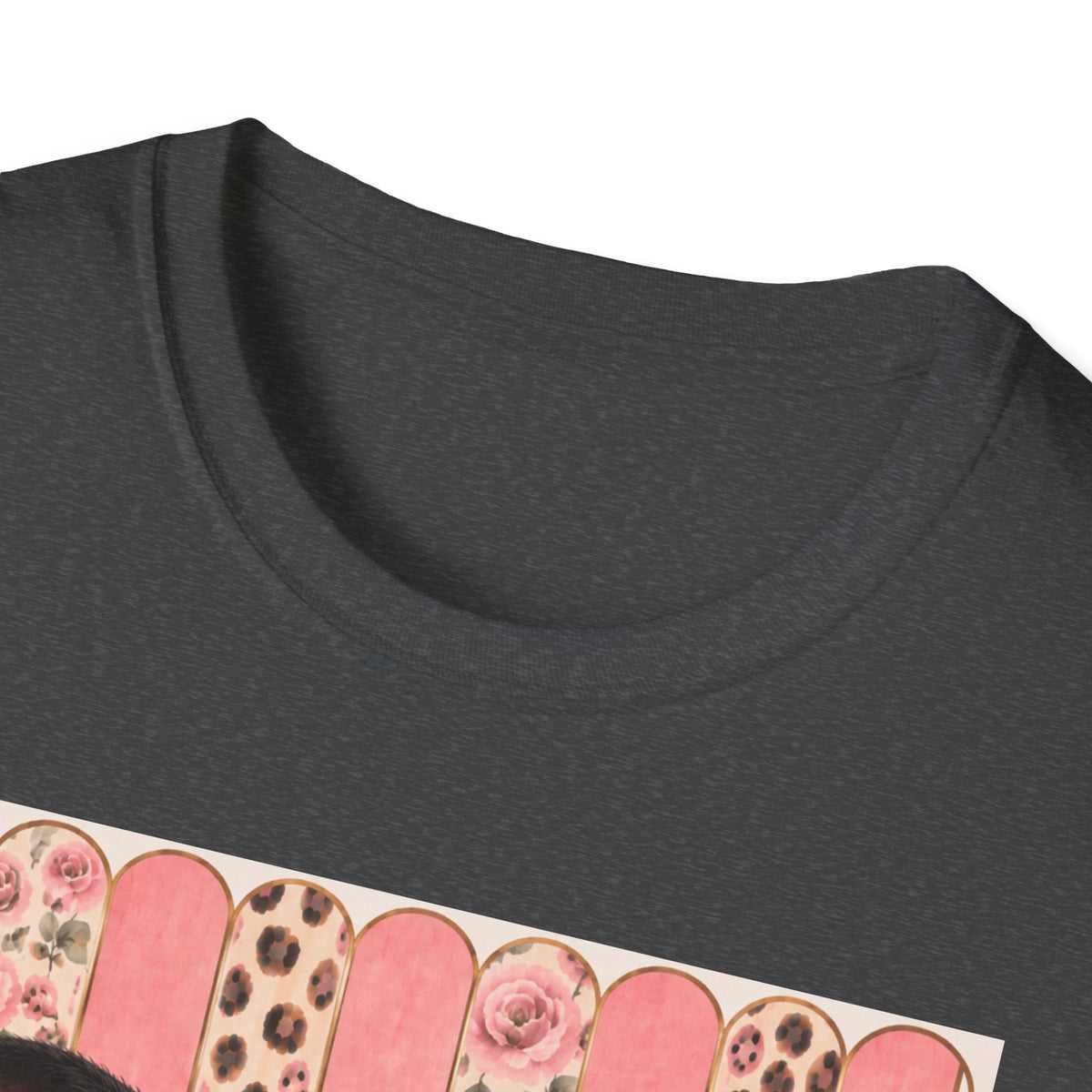 Retro Stylish Sheep T-Shirt — Pink Sunglasses & Polka-Dot Scarf Graphic