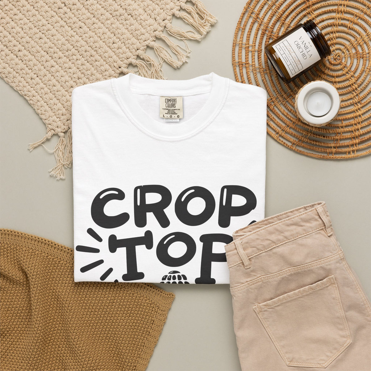 Crop Top Corn T‑Shirt — Funny Corn Graphic Tee for Farmers & Gardeners