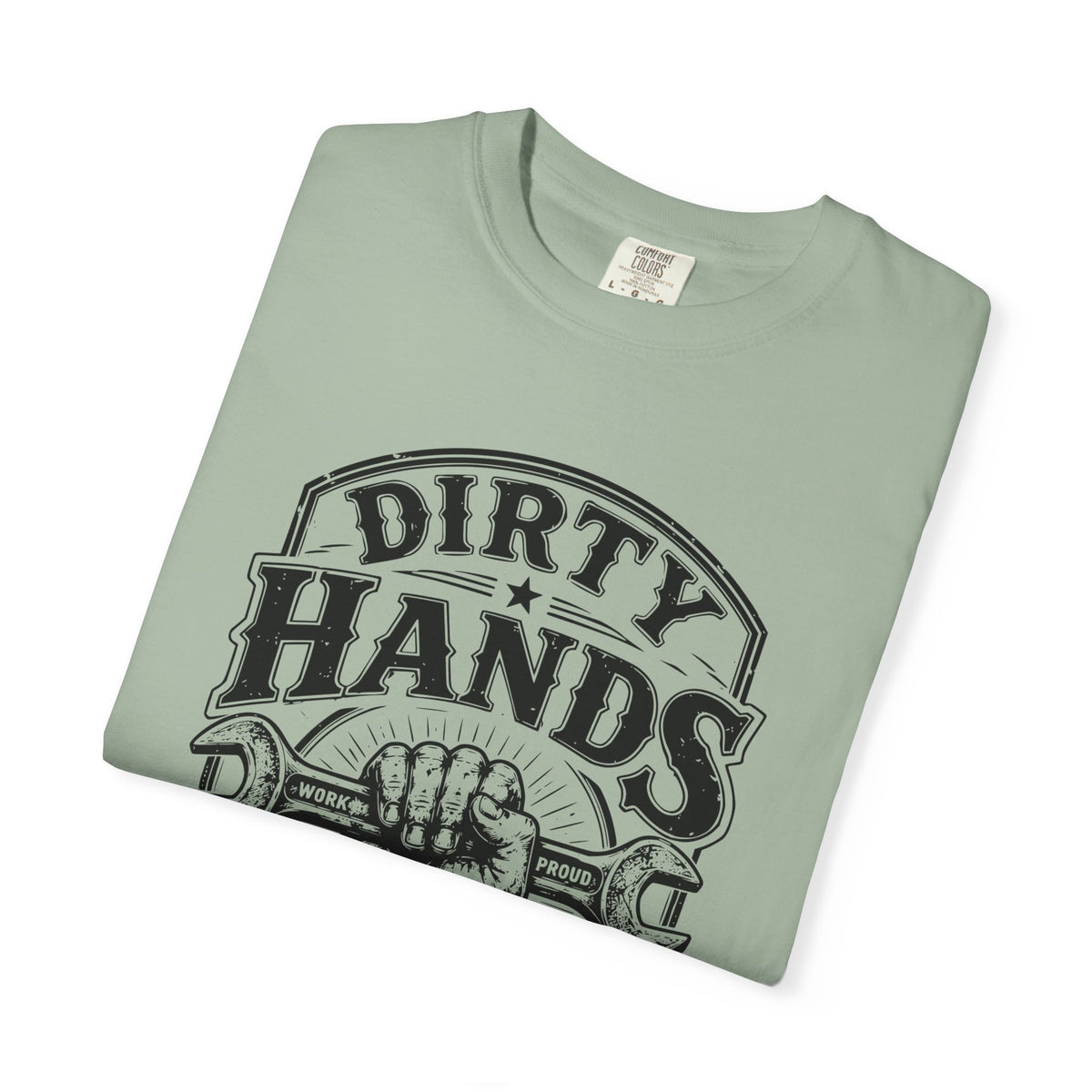 Dirty Hands Clean Money T-Shirt — Vintage Mechanic Wrench Tee for Tradespeople