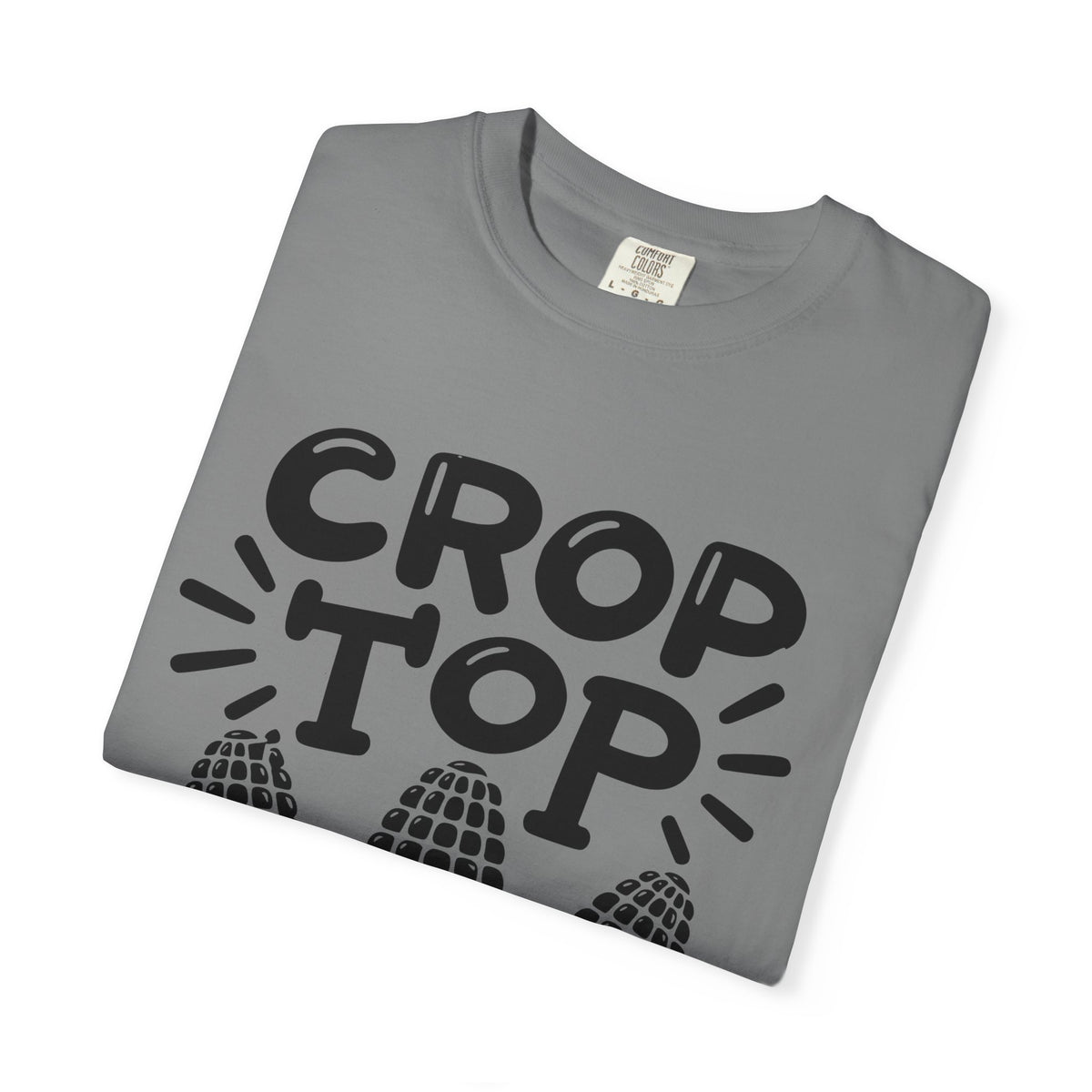 Crop Top Corn T‑Shirt — Funny Corn Graphic Tee for Farmers & Gardeners