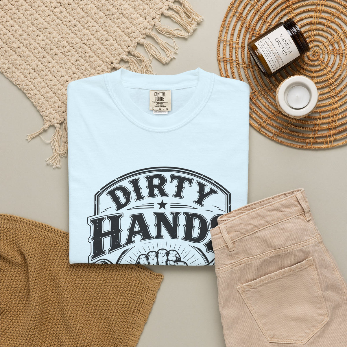 Dirty Hands Clean Money T-Shirt — Vintage Mechanic Wrench Tee for Tradespeople