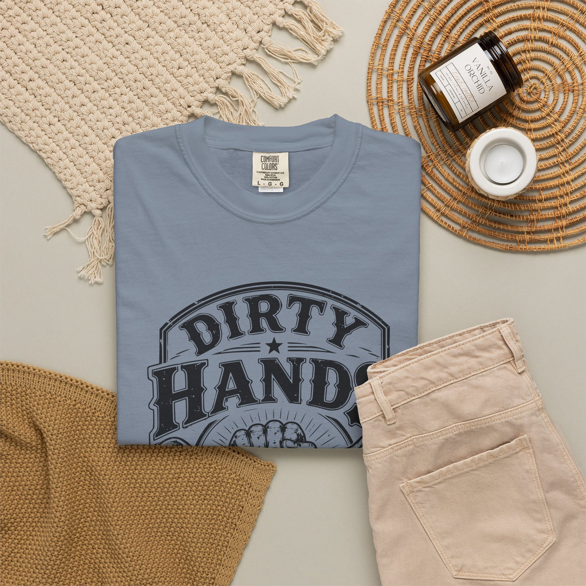 Dirty Hands Clean Money T-Shirt — Vintage Mechanic Wrench Tee for Tradespeople