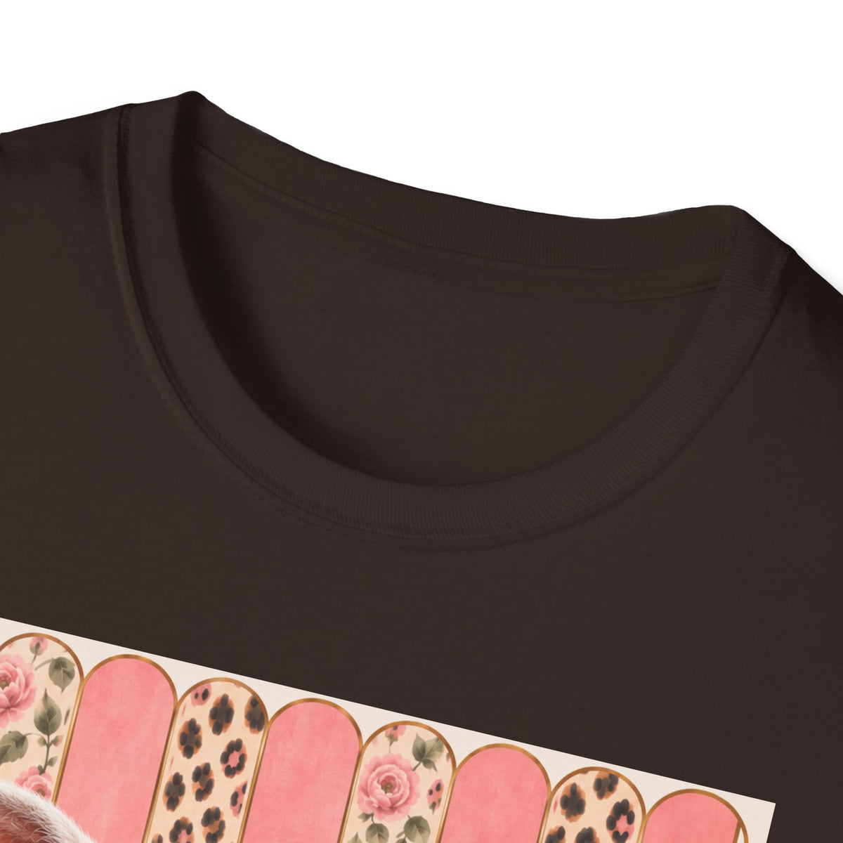 Retro Pink Leopard Goat T-Shirt — Cute Sunglasses Goat Graphic Tee