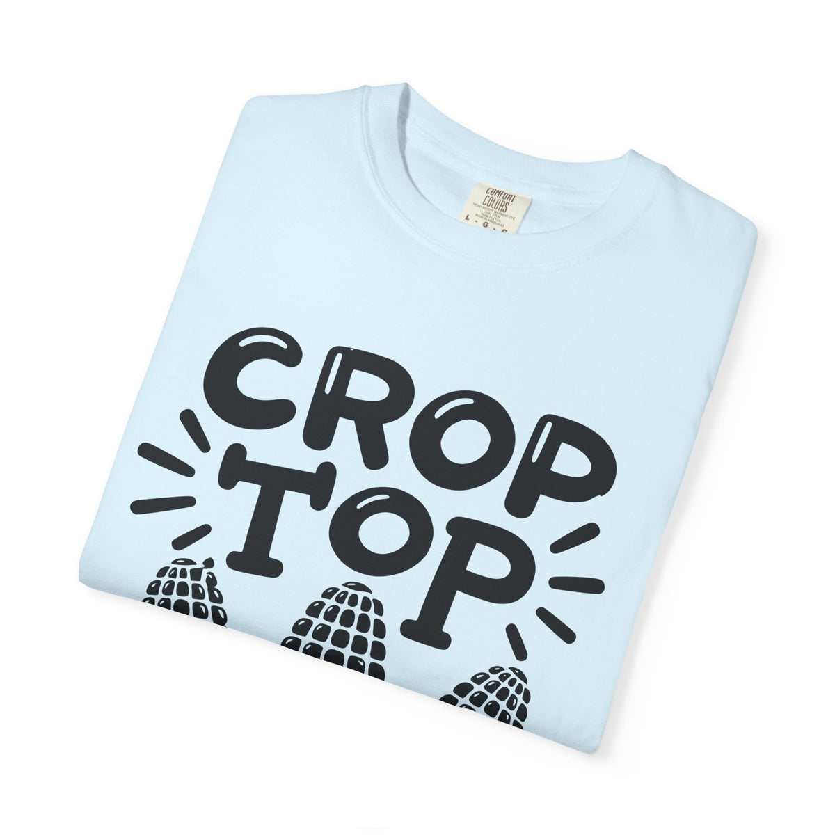 Crop Top Corn T‑Shirt — Funny Corn Graphic Tee for Farmers & Gardeners