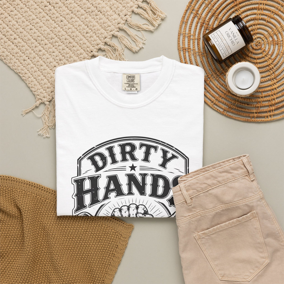 Dirty Hands Clean Money T-Shirt — Vintage Mechanic Wrench Tee for Tradespeople