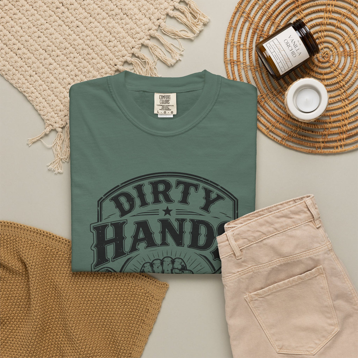 Dirty Hands Clean Money T-Shirt — Vintage Mechanic Wrench Tee for Tradespeople