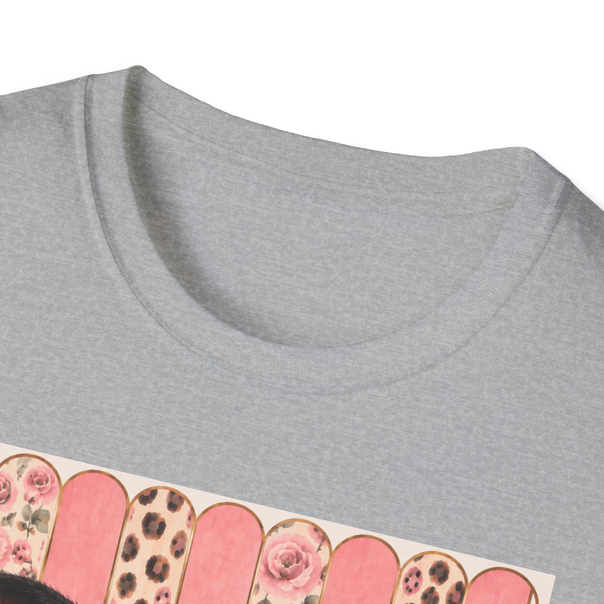 Retro Stylish Sheep T-Shirt — Pink Sunglasses & Polka-Dot Scarf Graphic