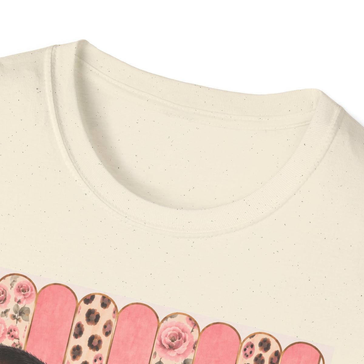 Retro Stylish Sheep T-Shirt — Pink Sunglasses & Polka-Dot Scarf Graphic