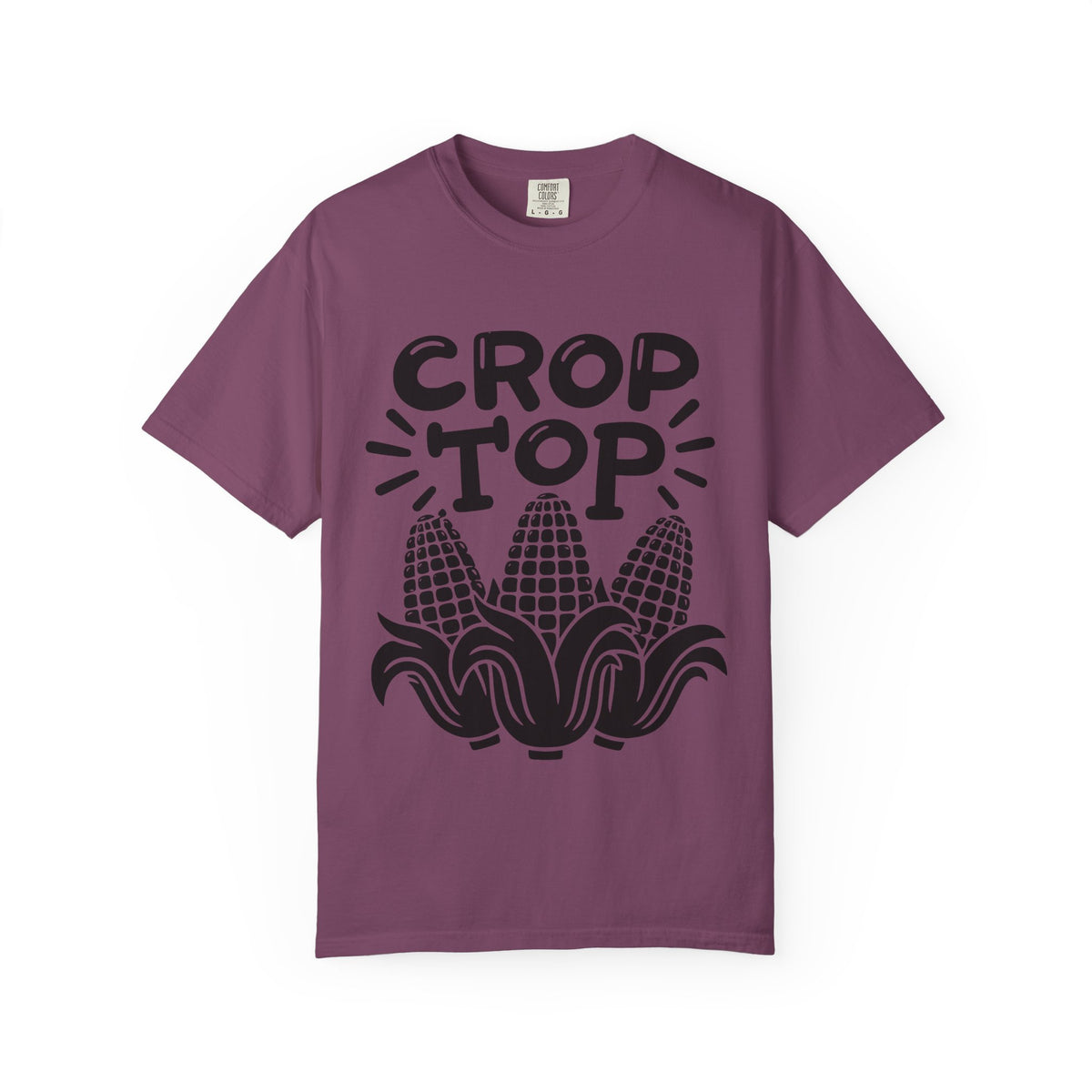 Crop Top Corn T‑Shirt — Funny Corn Graphic Tee for Farmers & Gardeners