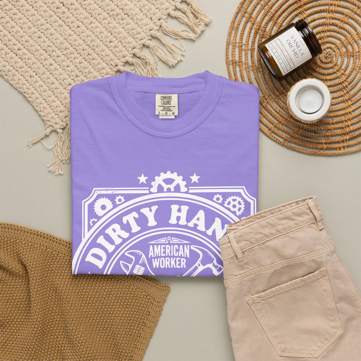 T-Shirt — "Dirty Hands, Clean Money" American Worker Vintage Workwear Tee