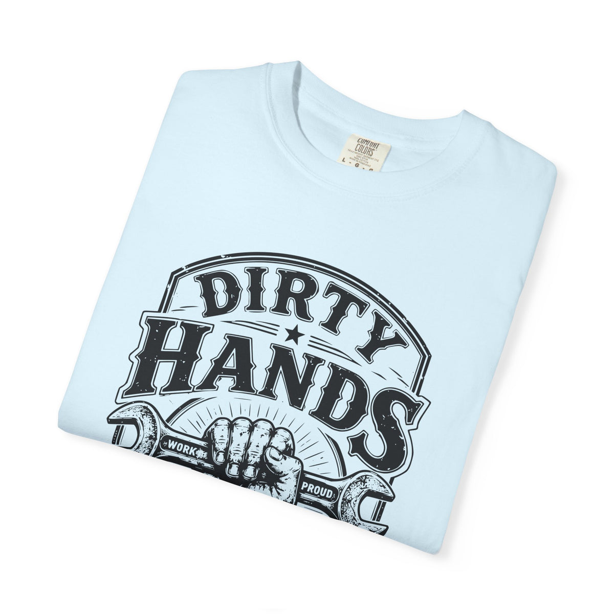 Dirty Hands Clean Money T-Shirt — Vintage Mechanic Wrench Tee for Tradespeople