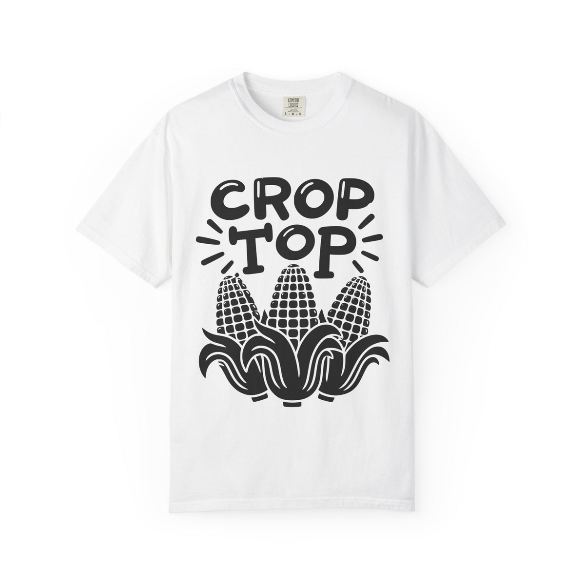 Crop Top Corn T‑Shirt — Funny Corn Graphic Tee for Farmers & Gardeners