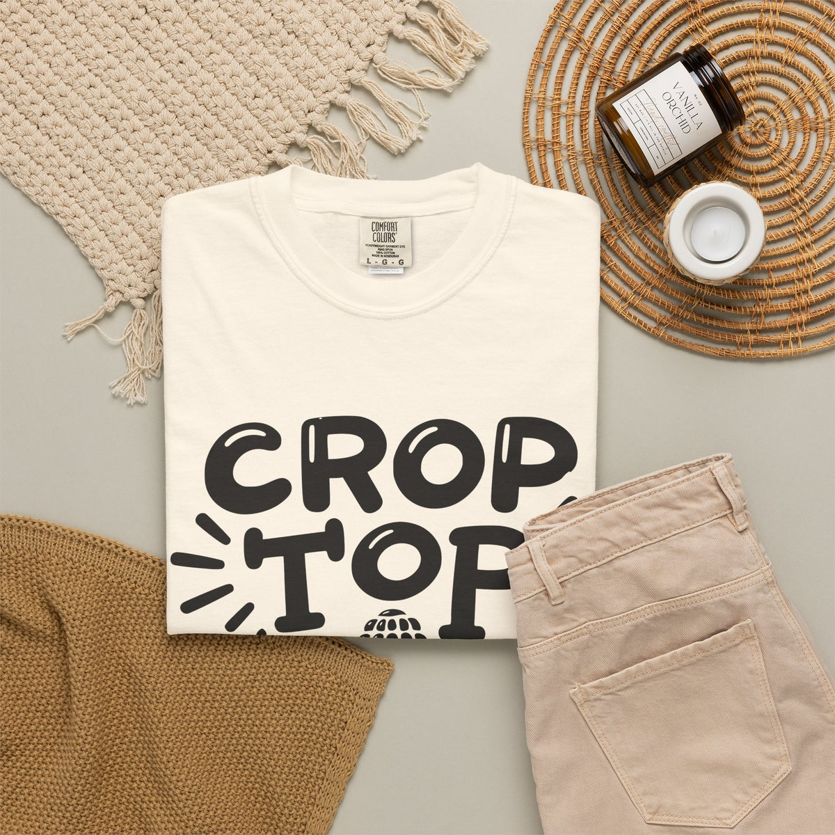 Crop Top Corn T‑Shirt — Funny Corn Graphic Tee for Farmers & Gardeners