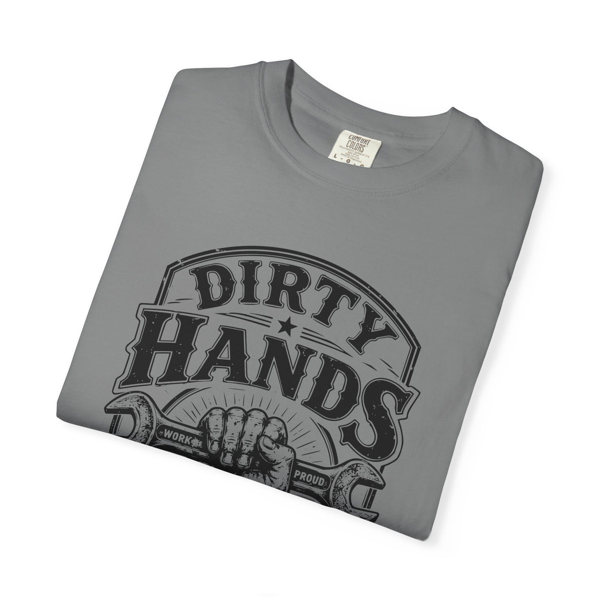 Dirty Hands Clean Money T-Shirt — Vintage Mechanic Wrench Tee for Tradespeople
