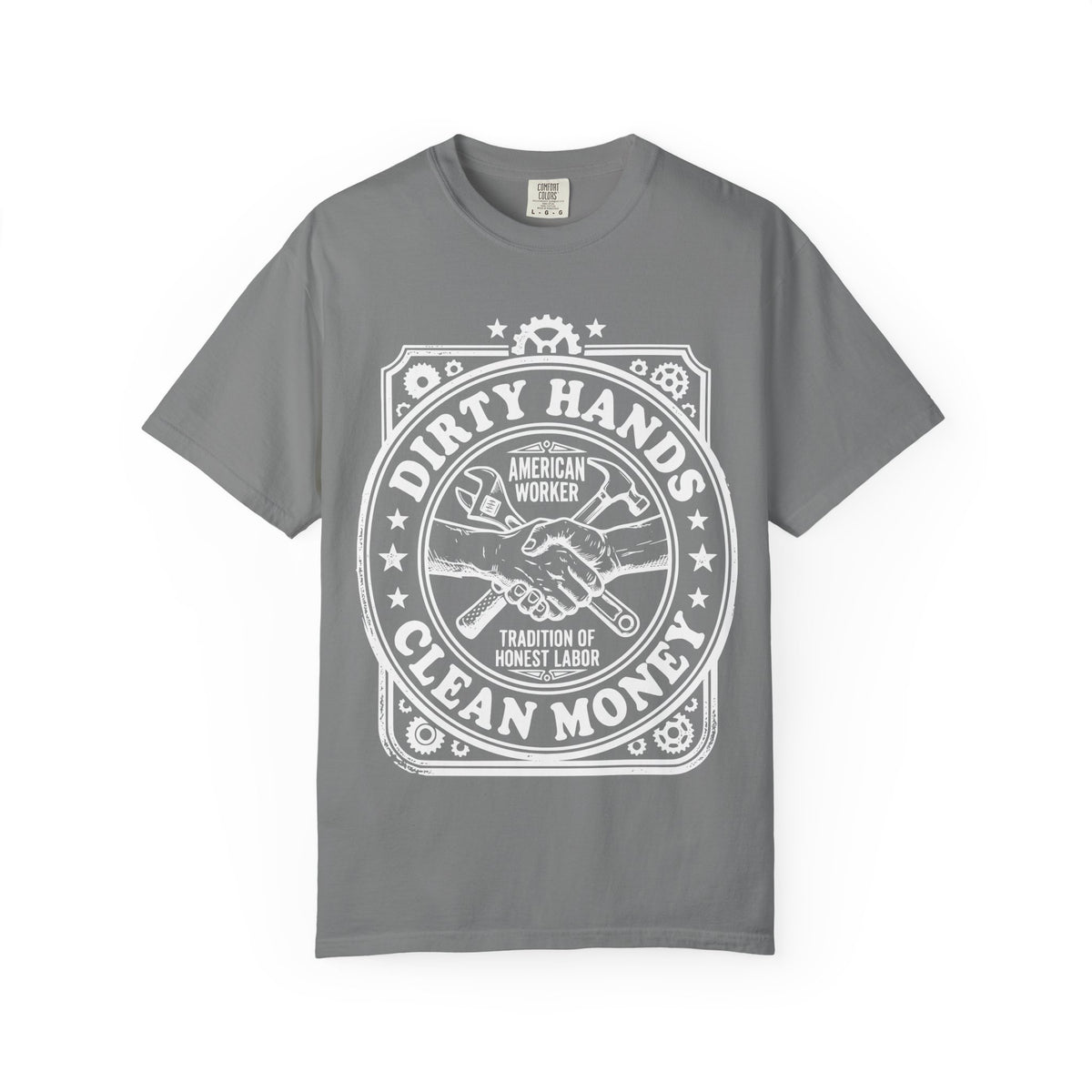 T-Shirt — "Dirty Hands, Clean Money" American Worker Vintage Workwear Tee