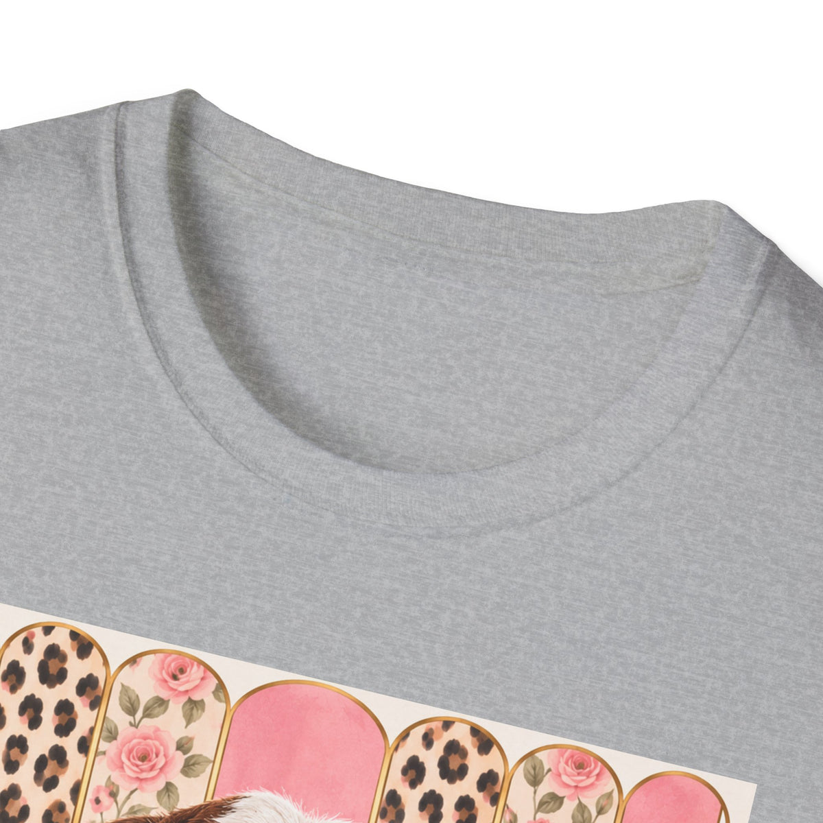 Retro Pink Leopard Goat T-Shirt — Cute Sunglasses Goat Graphic Tee