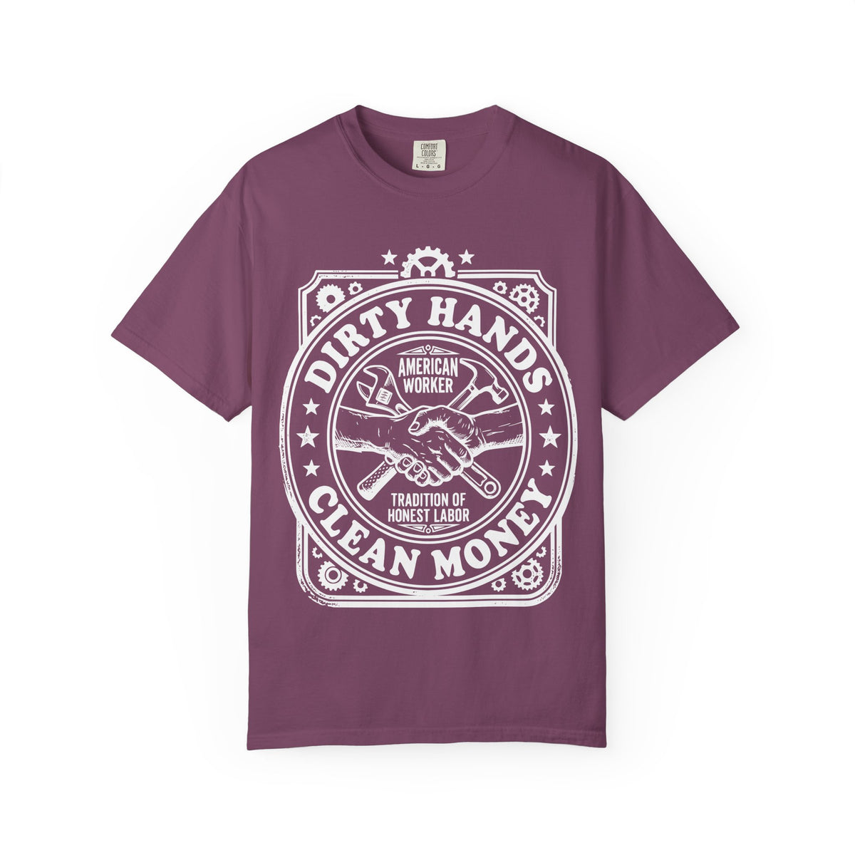 T-Shirt — "Dirty Hands, Clean Money" American Worker Vintage Workwear Tee
