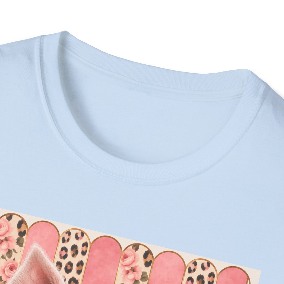 Pig Portrait T-Shirt — Fancy Pig with Sunglasses & Scarf Graphic Tee
