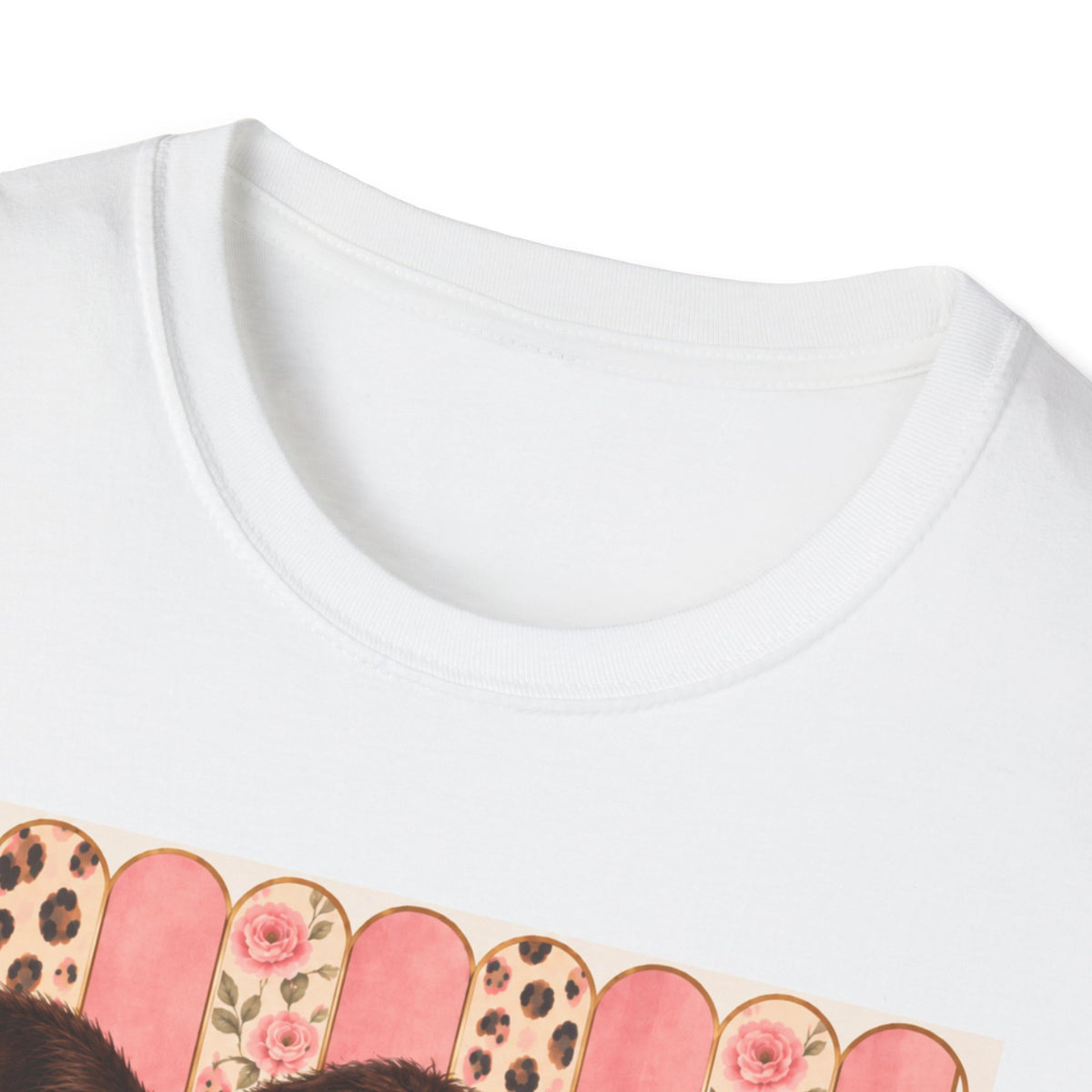 Cow Portrait T-Shirt — Glam Cow with Sunglasses & Scarf
