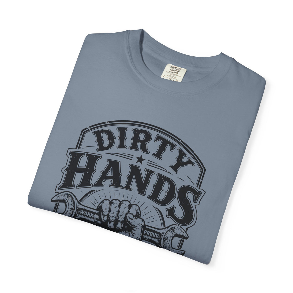Dirty Hands Clean Money T-Shirt — Vintage Mechanic Wrench Tee for Tradespeople