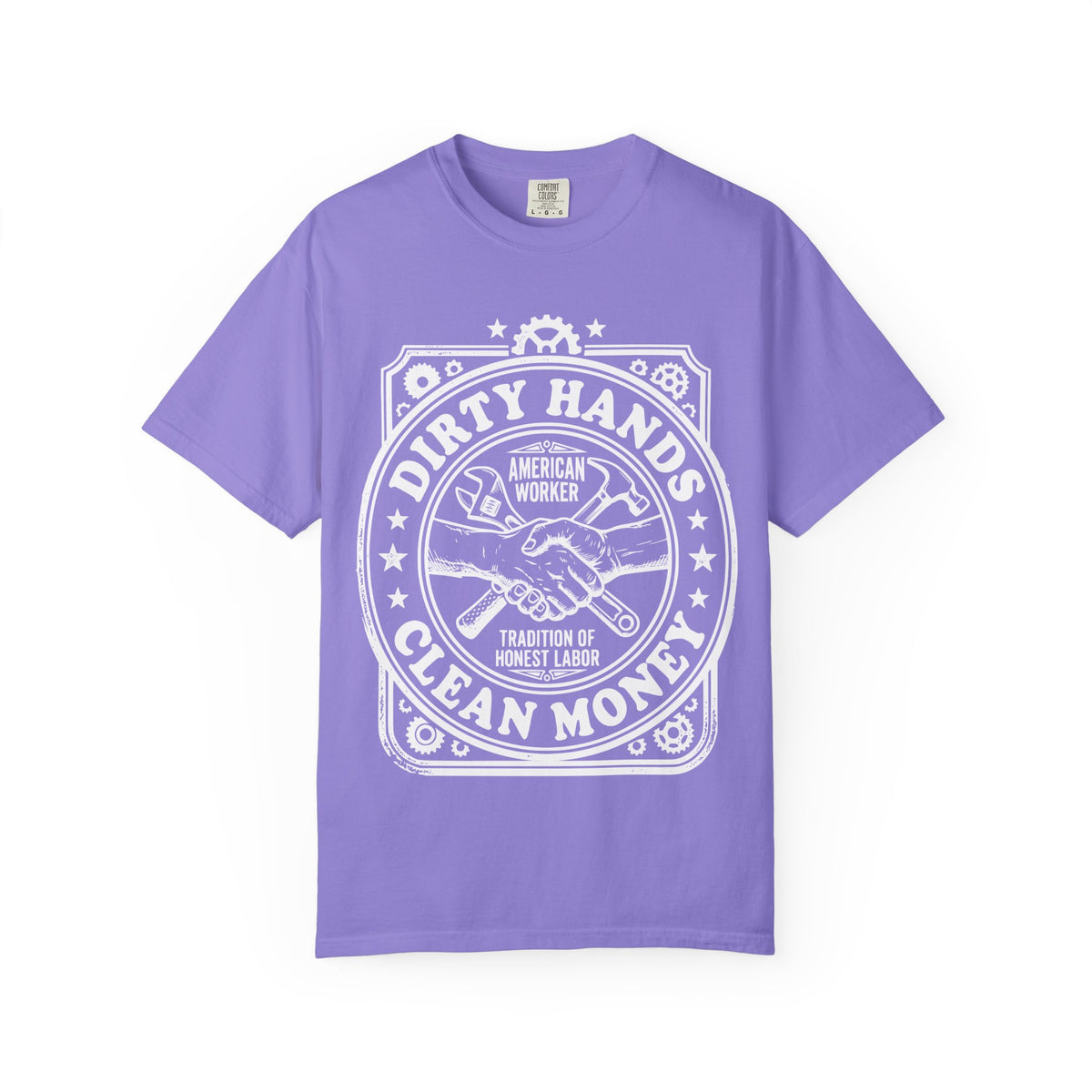 T-Shirt — "Dirty Hands, Clean Money" American Worker Vintage Workwear Tee