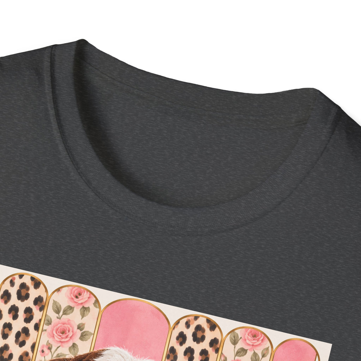 Retro Pink Leopard Goat T-Shirt — Cute Sunglasses Goat Graphic Tee