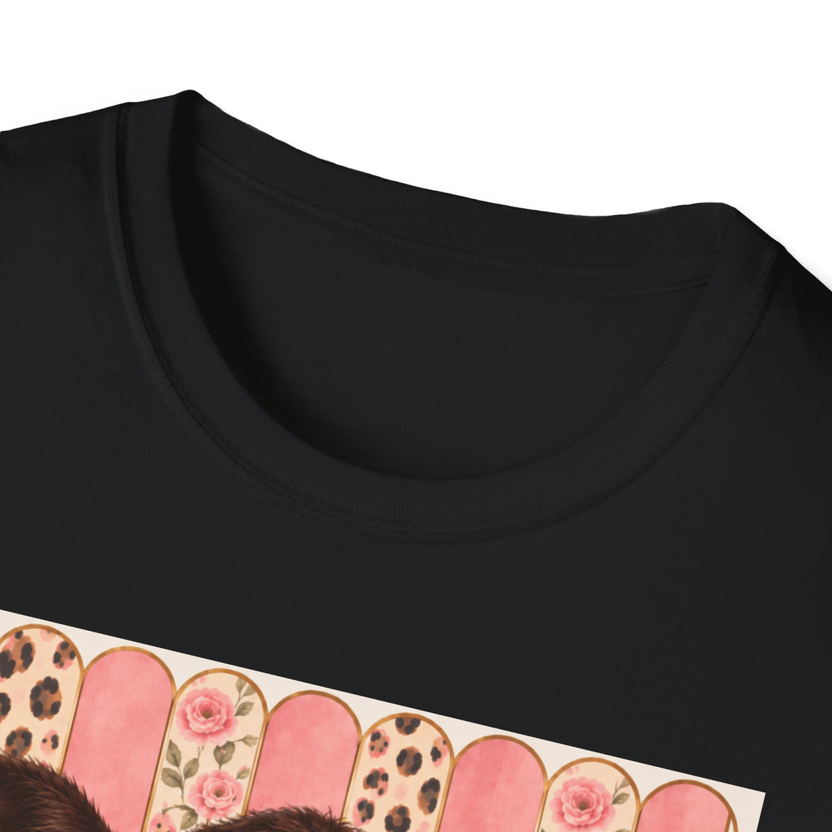 Cow Portrait T-Shirt — Glam Cow with Sunglasses & Scarf