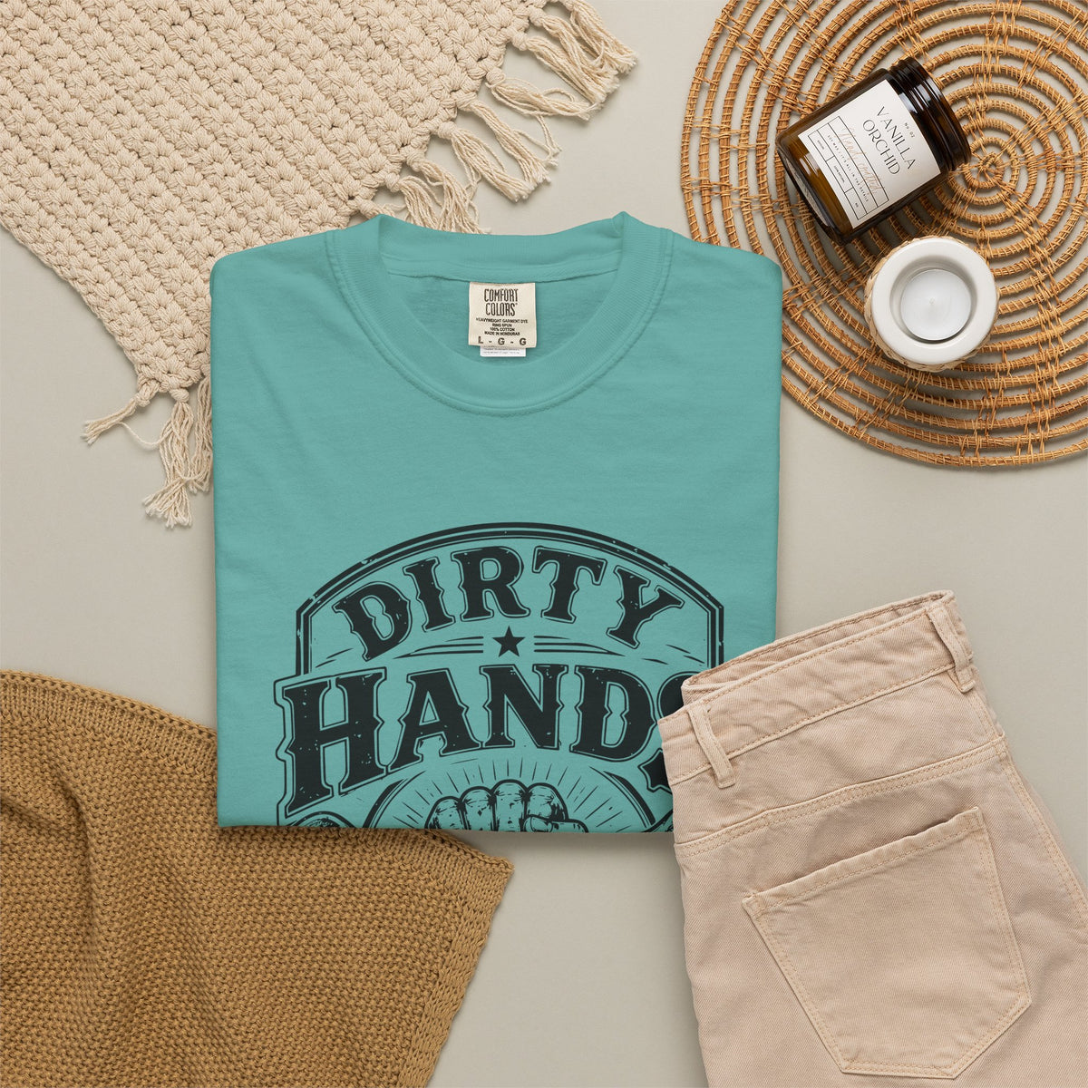 Dirty Hands Clean Money T-Shirt — Vintage Mechanic Wrench Tee for Tradespeople