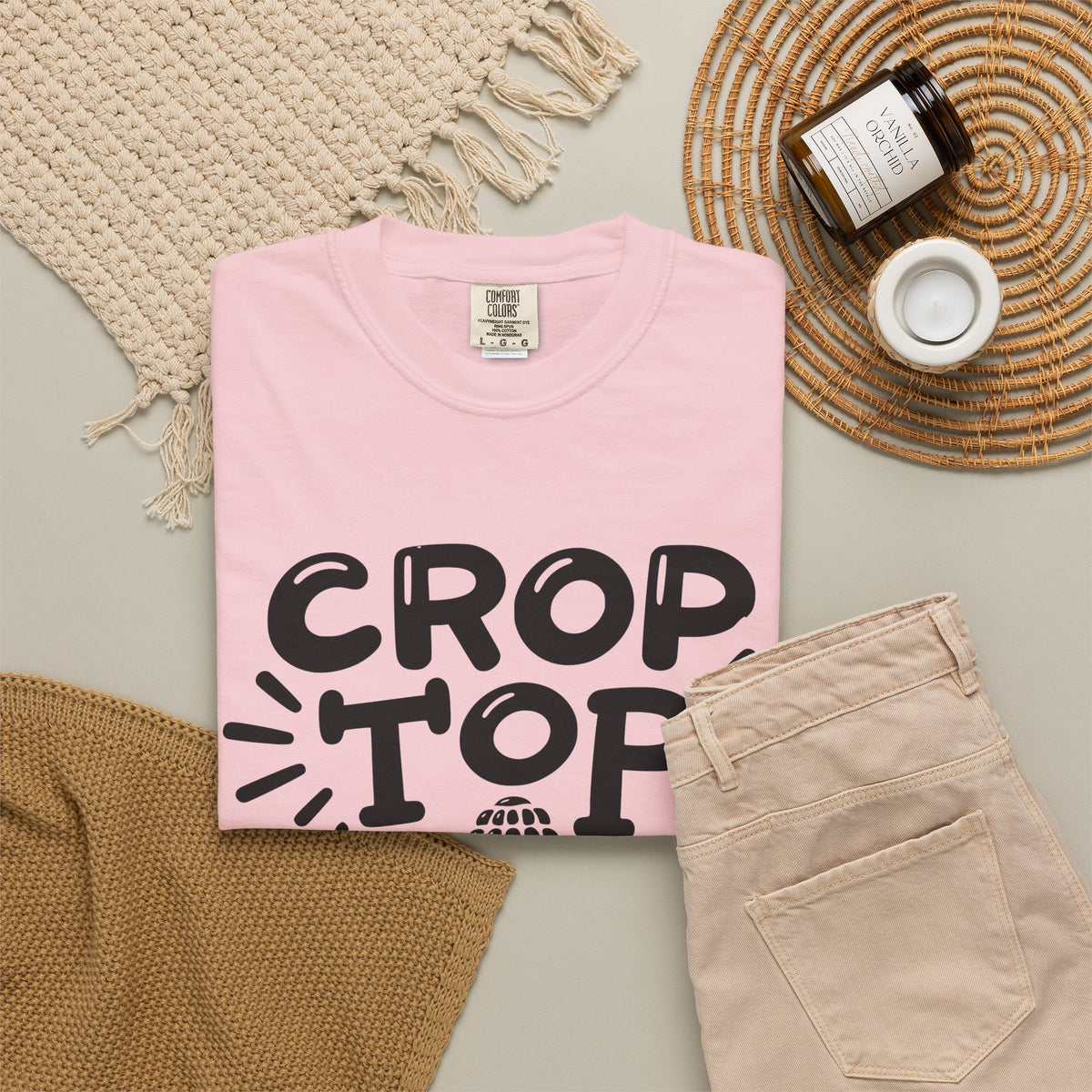 Crop Top Corn T‑Shirt — Funny Corn Graphic Tee for Farmers & Gardeners