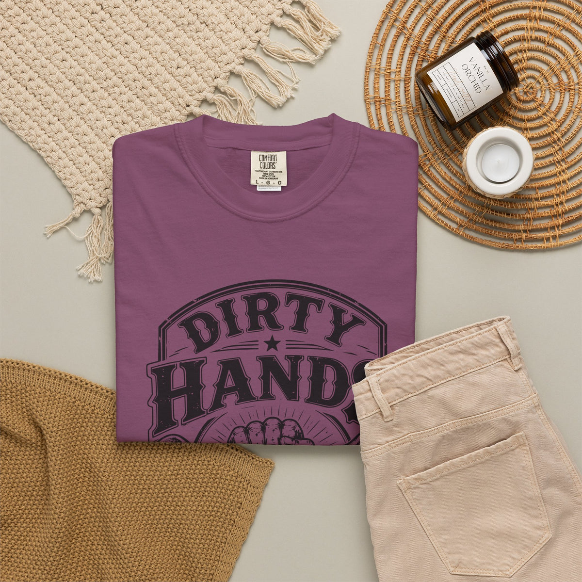 Dirty Hands Clean Money T-Shirt — Vintage Mechanic Wrench Tee for Tradespeople