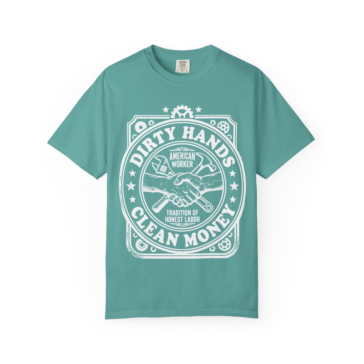 T-Shirt — "Dirty Hands, Clean Money" American Worker Vintage Workwear Tee