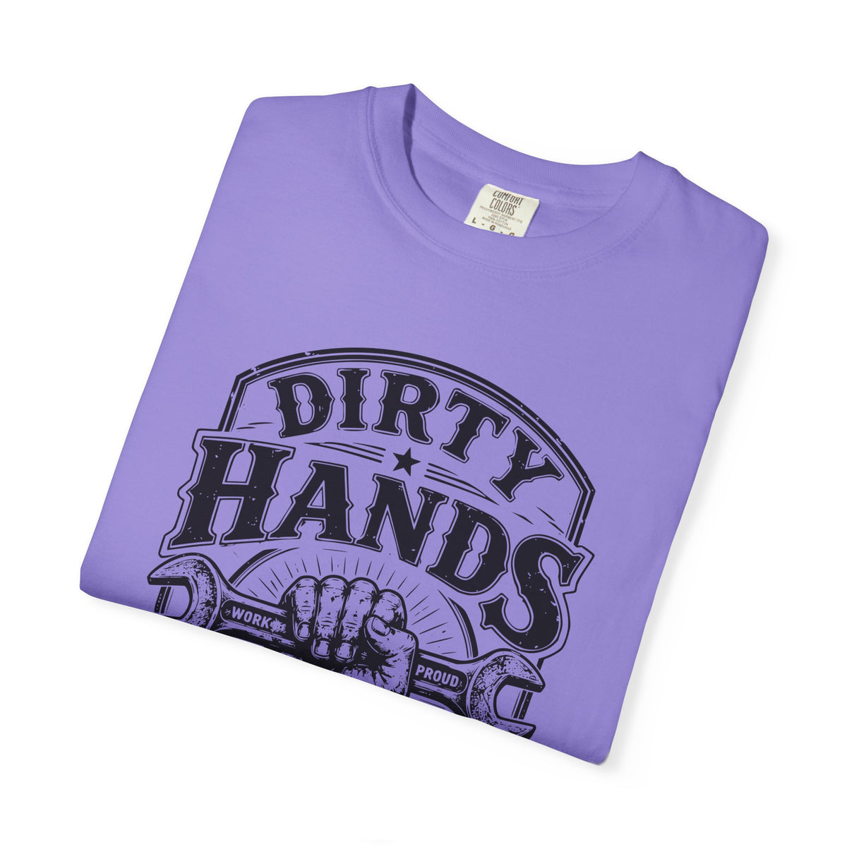 Dirty Hands Clean Money T-Shirt — Vintage Mechanic Wrench Tee for Tradespeople
