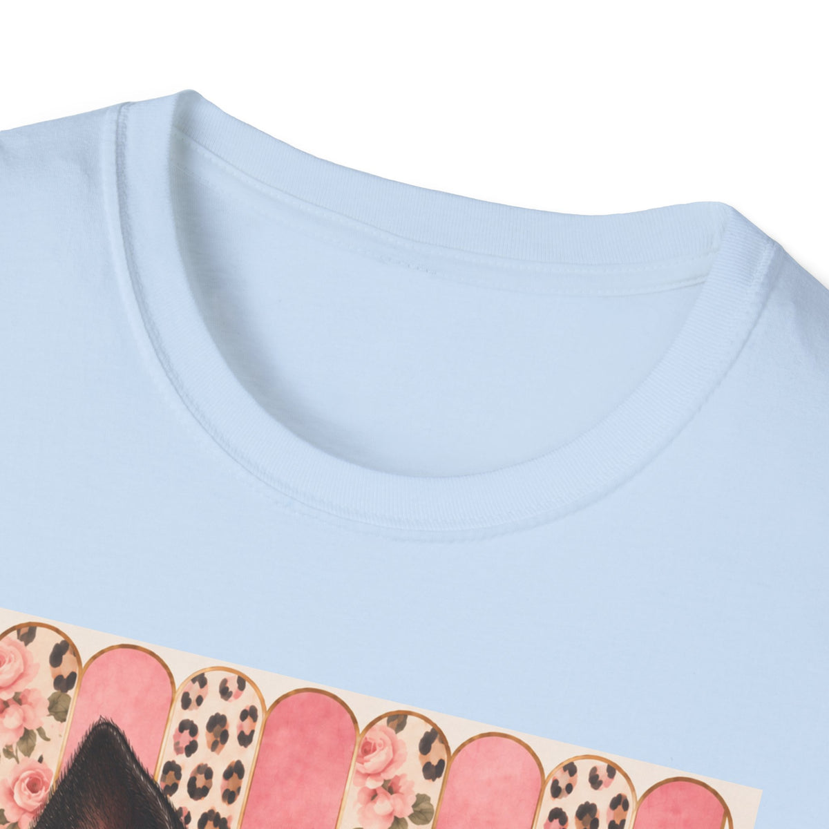 Pig Portrait T-Shirt — Retro Glam Pig with Sunglasses & Scarf