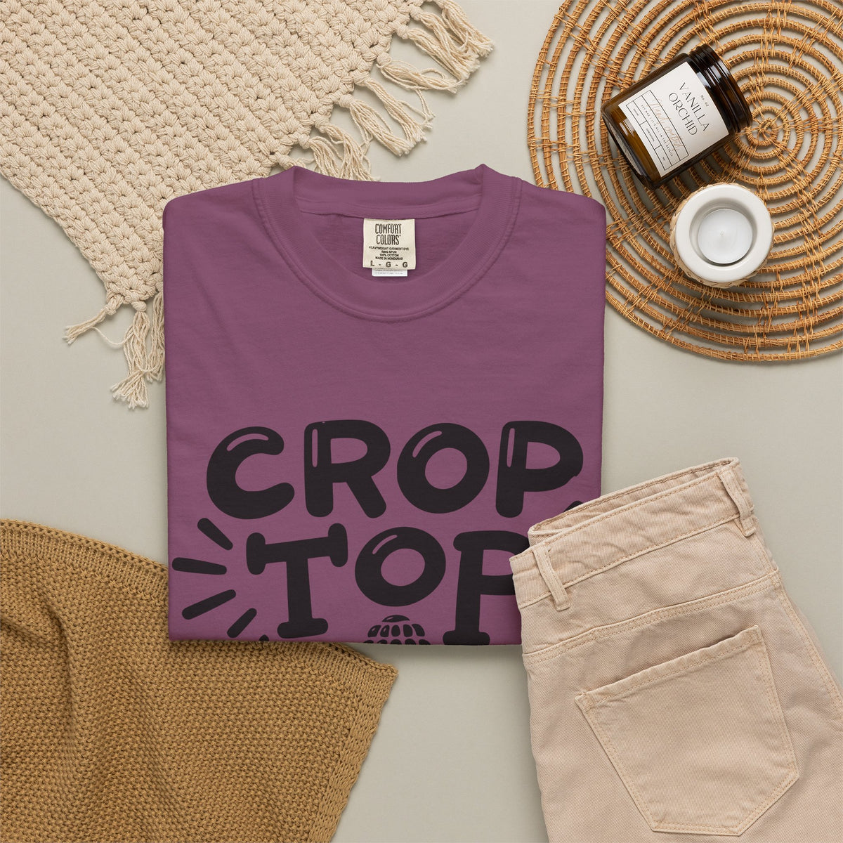 Crop Top Corn T‑Shirt — Funny Corn Graphic Tee for Farmers & Gardeners