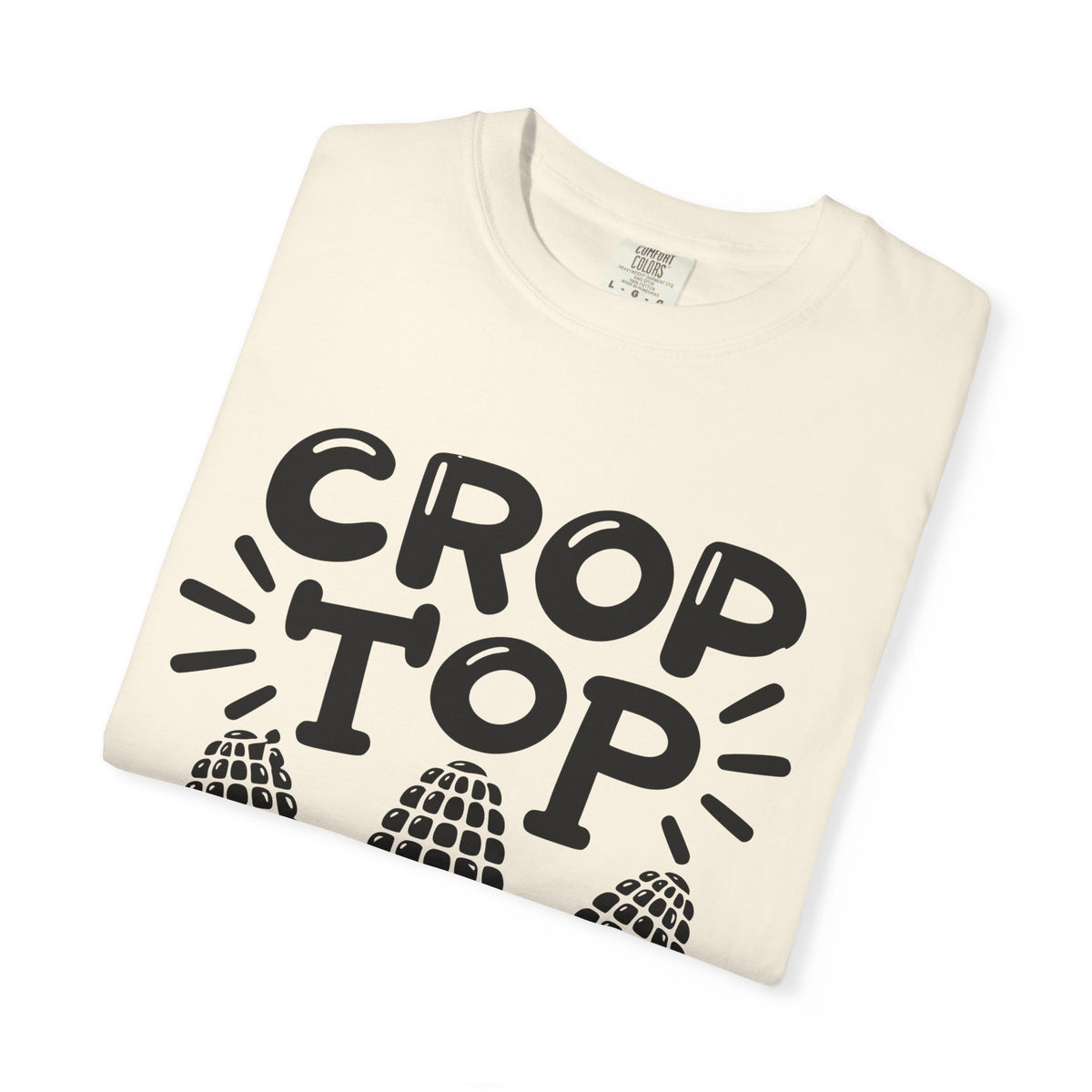 Crop Top Corn T‑Shirt — Funny Corn Graphic Tee for Farmers & Gardeners