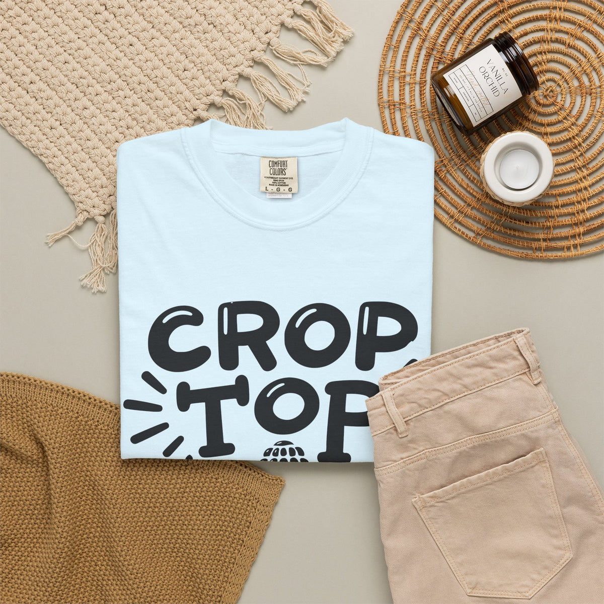 Crop Top Corn T‑Shirt — Funny Corn Graphic Tee for Farmers & Gardeners