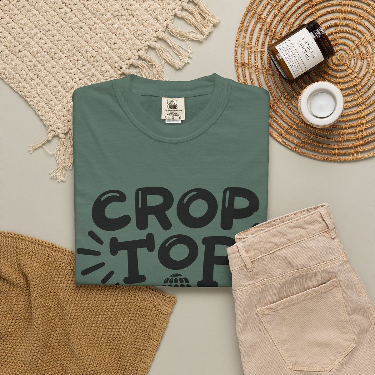 Crop Top Corn T‑Shirt — Funny Corn Graphic Tee for Farmers & Gardeners